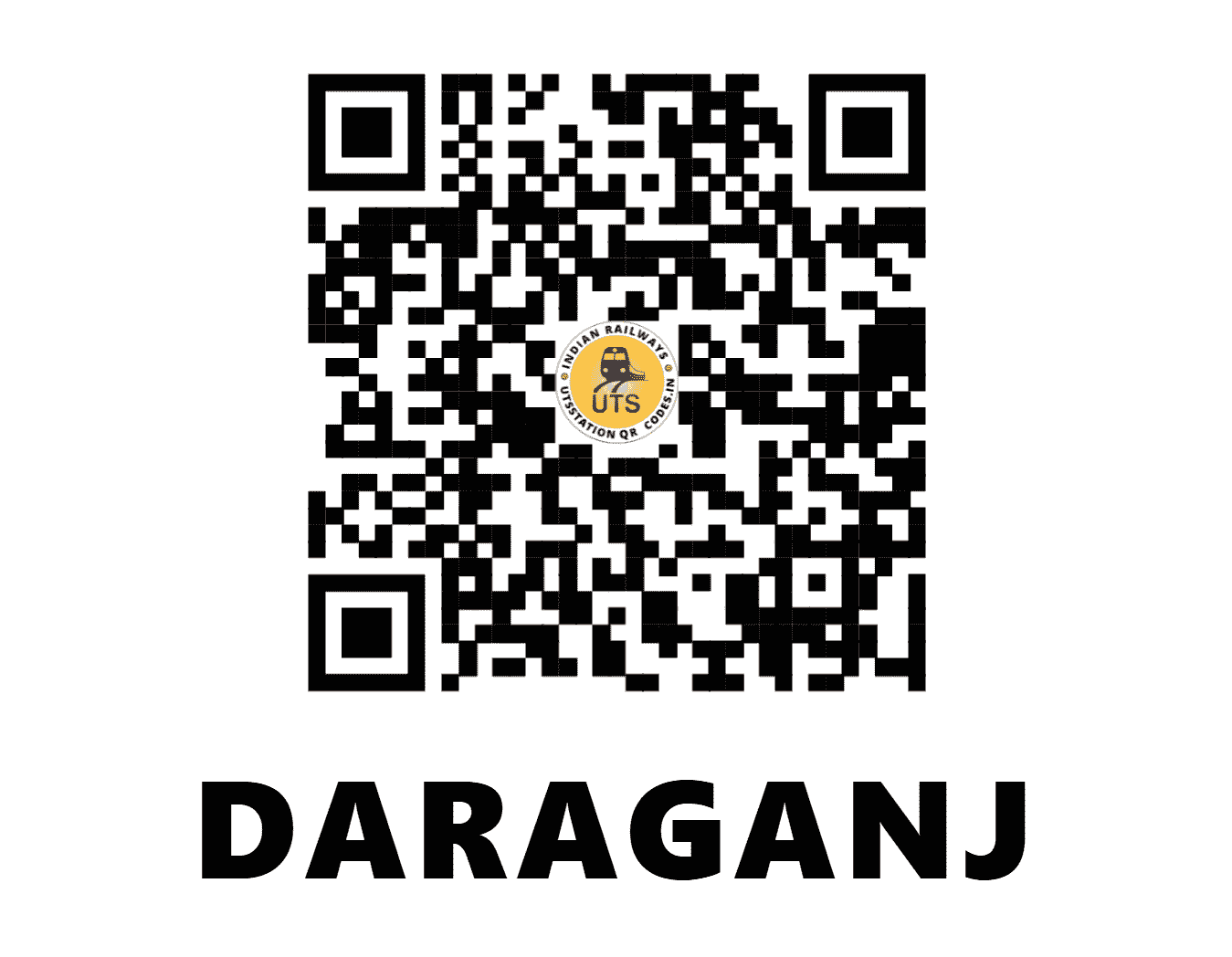 UTS QR Code for DARAGANJ - DRGJ (NE - UTTAR PRADESH)